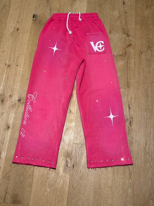 “vision en vue” pink sweats