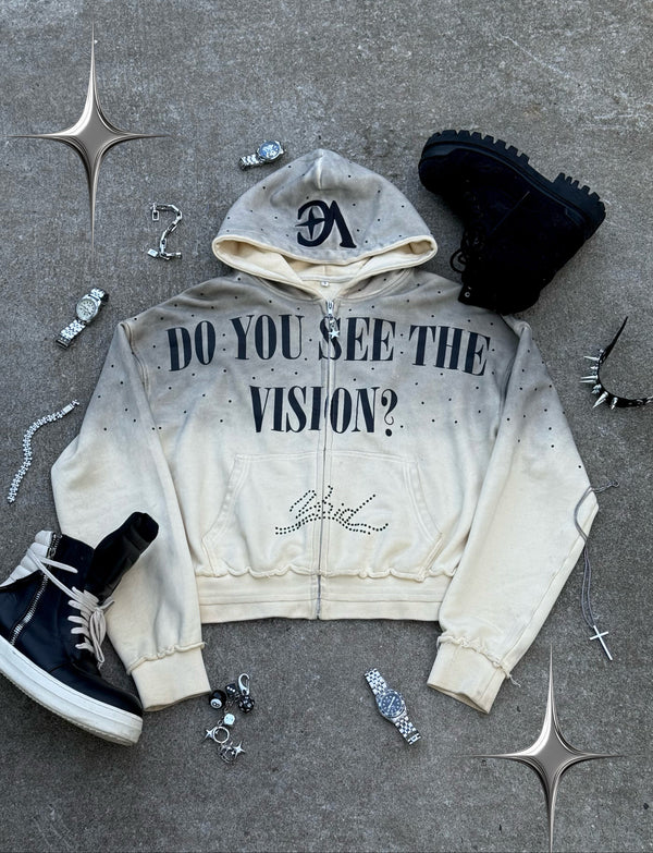 "vision en vue" Zip-up